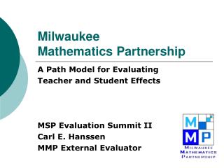 Milwaukee Mathematics Partnership