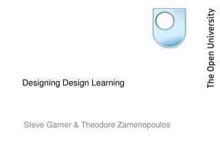 Designing Design Learning