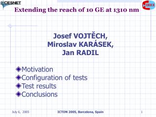 Extending the reach of 10 GE at 1310 nm