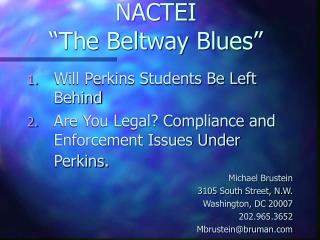 NACTEI “The Beltway Blues”