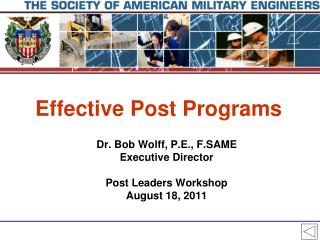 Effective Post Programs