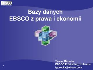 Bazy danych EBSCO z prawa i ekonomii