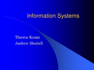 Information Systems