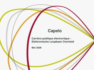 Capelo Carrière publique électronique - Elektronische Loopbaan Overheid Mei 2009