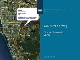 GIDEON op weg