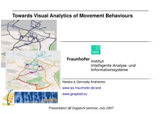 Towards Visual Analytics of Movement Behaviours