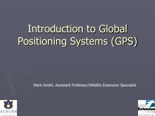 Introduction to Global Positioning Systems (GPS)