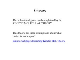 Gases