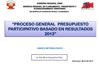 GOBIERNO REGIONAL JUNIN