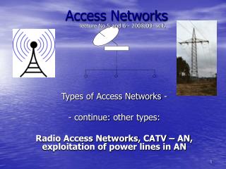 Access Networks