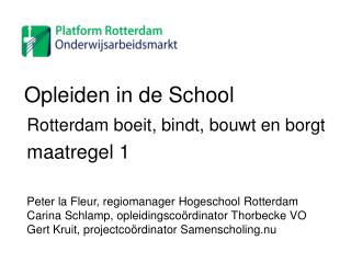 Opleiden in de School