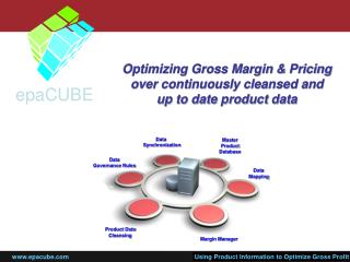 Optimizing Gross Margin &amp; Pricing over continuously cleansed and up to date product data