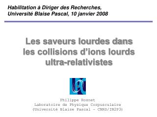 Les saveurs lourdes dans les collisions d’ions lourds ultra-relativistes