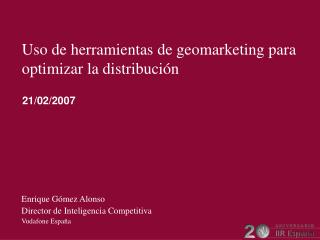 Uso de herramientas de geomarketing para optimizar la distribución