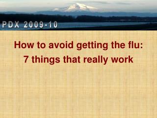 How to avoid getting the flu: 7 things that really work