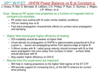 Electron Stored Energy Evaluated for -7 m -1 (2004)