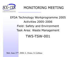MONITORING MEETING