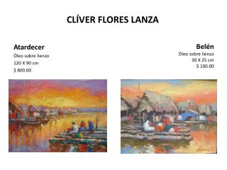 CLÍVER FLORES LANZA