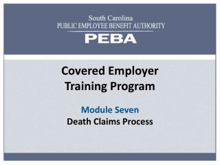 Covered Employer Training Program