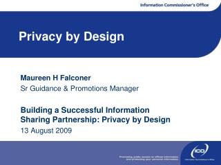 Privacy by Design