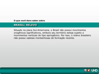 BRASIL: RELEVO