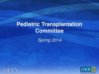 Pediatric Transplantation Committee