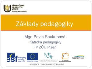 Základy pedagogiky