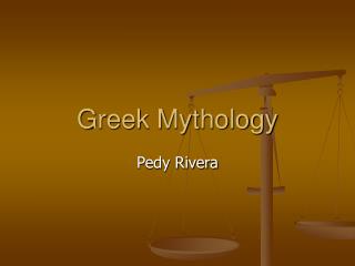 Greek Mythology