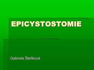 EPICYSTOSTOMIE