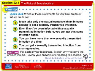 Quick Quiz Which of these statements do you think are true? Which are false?