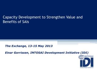 Capacity Development to Strengthen Value and Benefits of SAIs