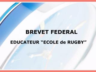 BREVET FEDERAL