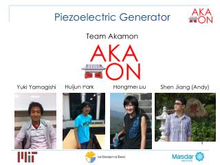 Piezoelectric Generator Team Akamon