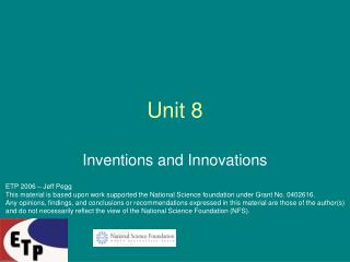 Unit 8