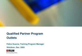 Qualified Partner Program Outlets