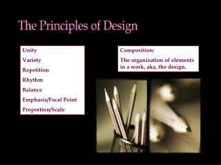 The Principles of Design