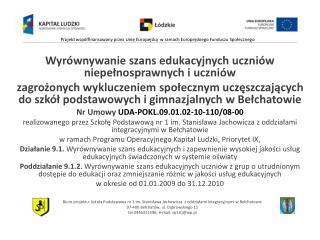 Wyrównywanie szans edukacyjnych uczniów niepełnosprawnych i uczniów