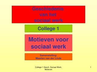 Geschiedenis van het sociaal werk