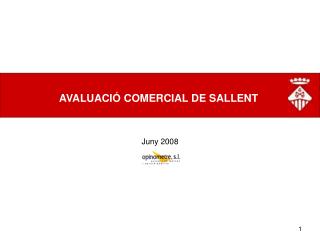 AVALUACIÓ COMERCIAL DE SALLENT