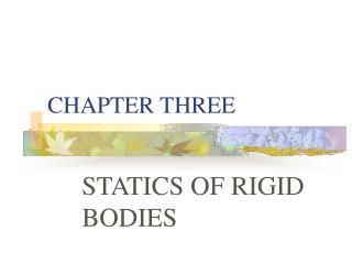 CHAPTER THREE