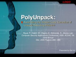 PolyUnpack: