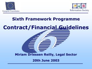 Sixth Framework Programme Contract/Financial Guidelines