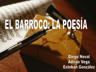 EL BARROCO: LA POESÍA