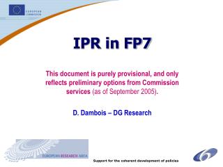 IPR in FP7