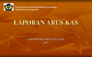 LAPORAN ARUS KAS