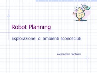 Robot Planning