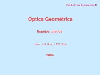 Optica Geométrica
