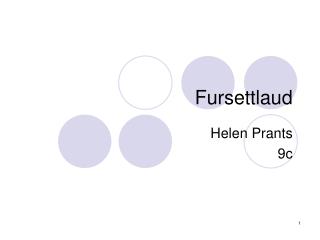 Fursettlaud