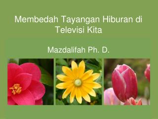 Membedah Tayangan Hiburan di Televisi Kita