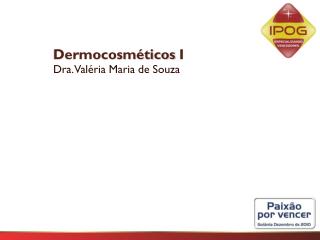 Dermocosméticos I 